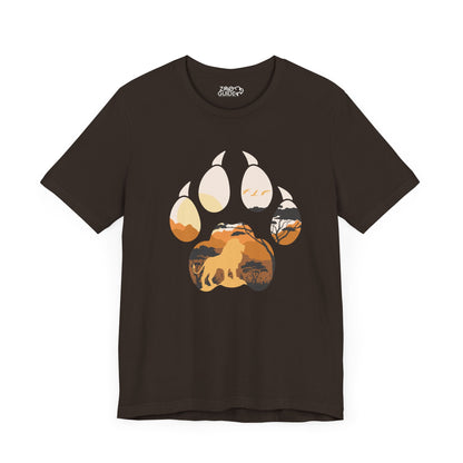 African Lion Print Adult Unisex Tee Shirt by Zoo Guide™