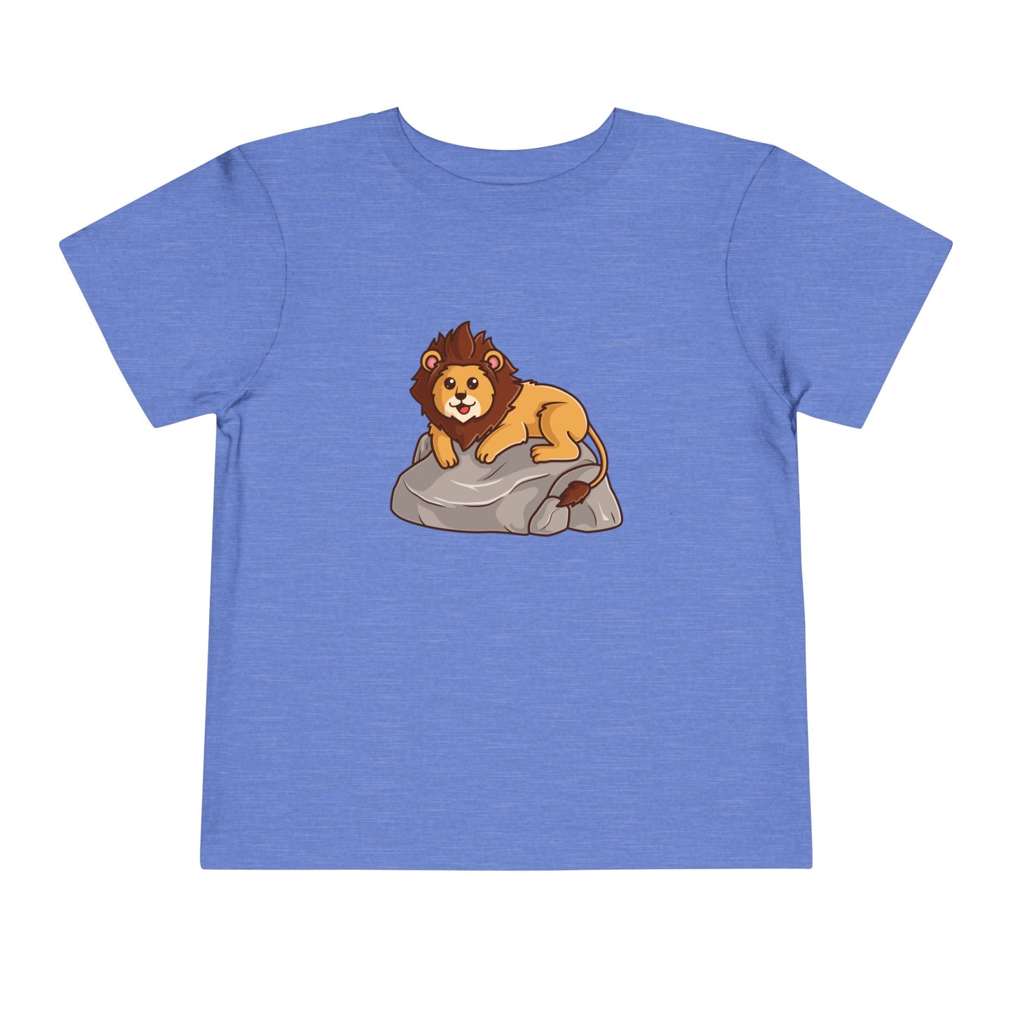 African Lion Hippo Kawaii Style Toddler Tee Shirt by Zoo Guide™