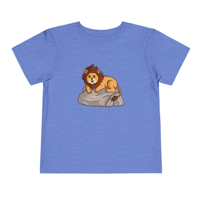 African Lion Hippo Kawaii Style Toddler Tee Shirt by Zoo Guide™