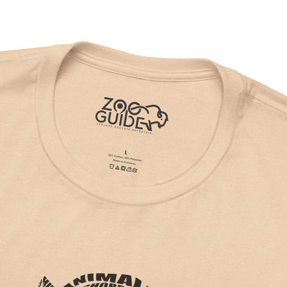 Tiger Word Art Adult Unisex Short Sleeve Tee
