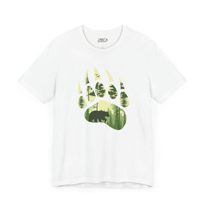 Bear Print Adult Unisex Tee Shirt by Zoo Guide™