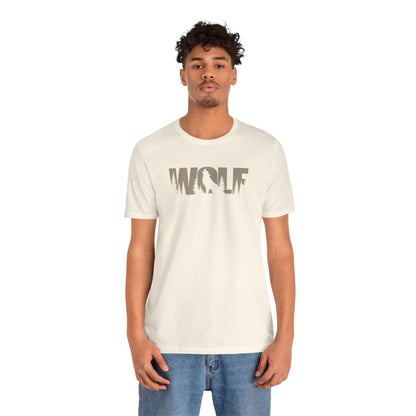 WOLF Color Adult Unisex Tee Shirt by Zoo Guide™