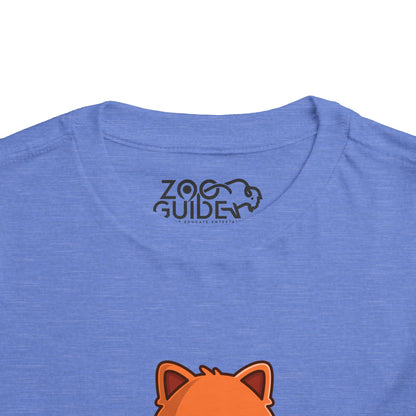 Red Panda Kawaii Style Toddler Tee Shirt by Zoo Guide™