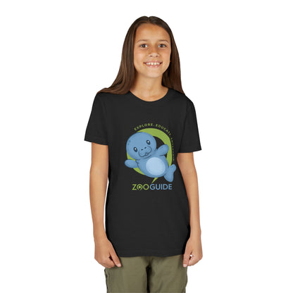Manatee in Zoo Guide™ Waypoint Icon Youth Tee Shirt by Zoo Guide™