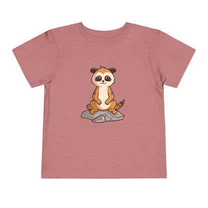 Meerkat Kawaii Style Toddler Tee Shirt by Zoo Guide™