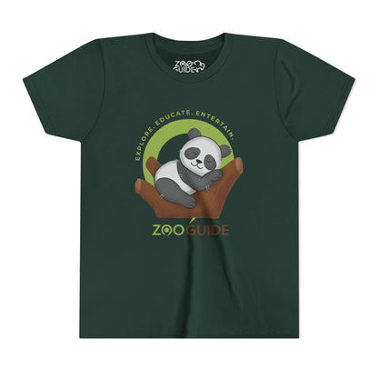 Sleeping Giant Panda in Zoo Guide™ Waypoint Icon Youth Tee Shirt by Zoo Guide™