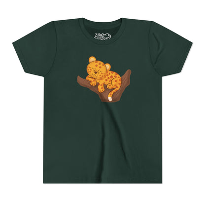 African Leopard in Tree Youth Tee Shirt by Zoo Guide™