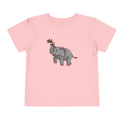 African Elephant Kawaii Style Toddler Tee Shirt by Zoo Guide™