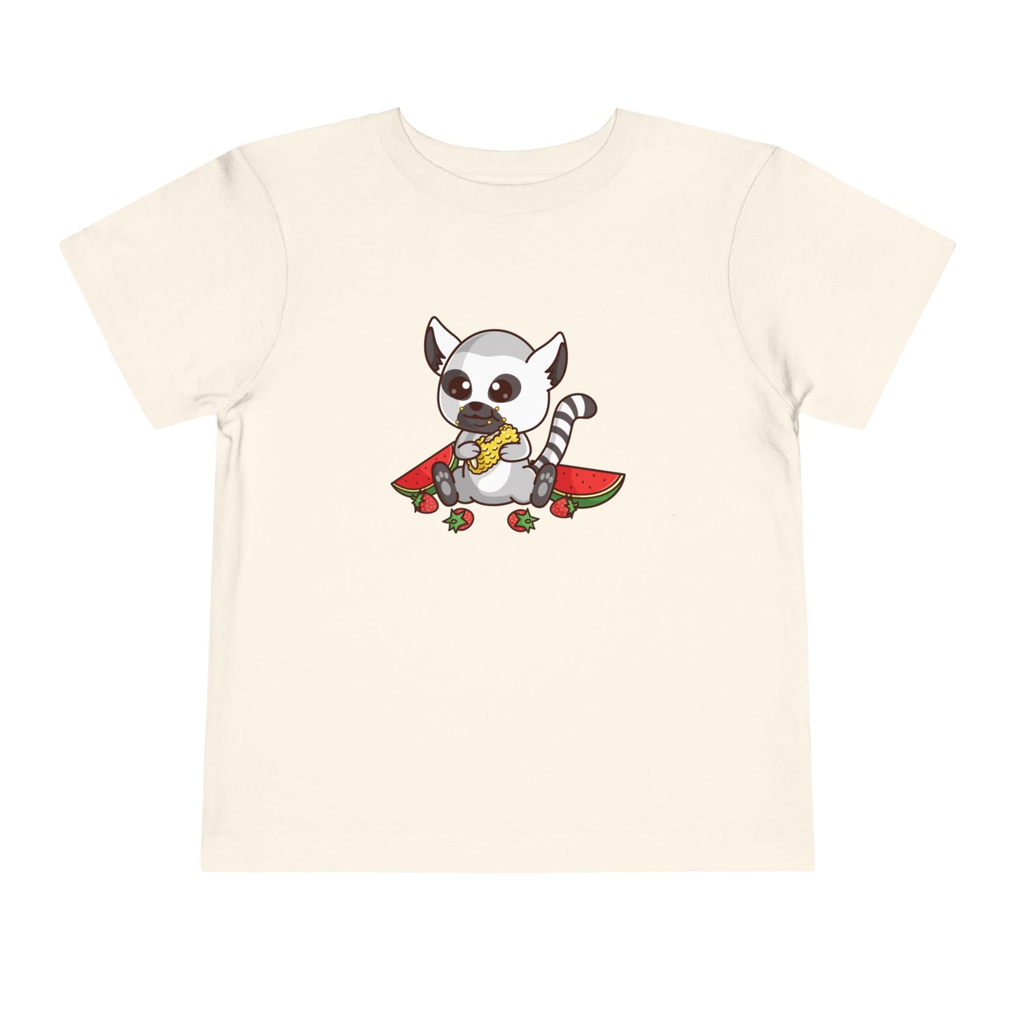 Ring Tailed Lemur Snakin' Kawaii Style Toddler Tee Shirt by Zoo Guide™