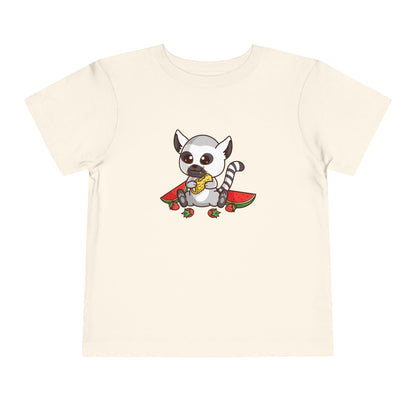 Ring Tailed Lemur Snakin' Kawaii Style Toddler Tee Shirt by Zoo Guide™