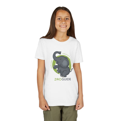 Dancing African Elephant in Zoo Guide™ Waypoint Icon Youth Tee Shirt by Zoo Guide™