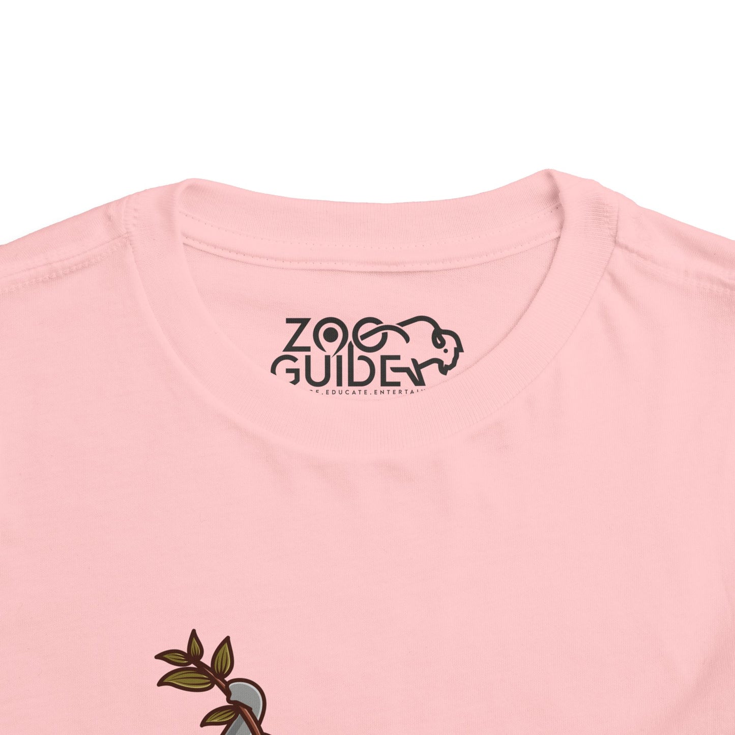 African Elephant Kawaii Style Toddler Tee Shirt by Zoo Guide™