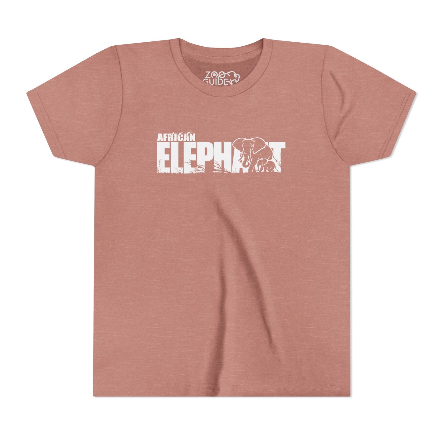 AFRICAN ELEPHANT Youth Tee Shirt by Zoo Guide™