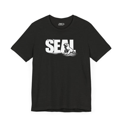 SEAL Word Art Adult Unisex Tee Shirt by Zoo Guide™