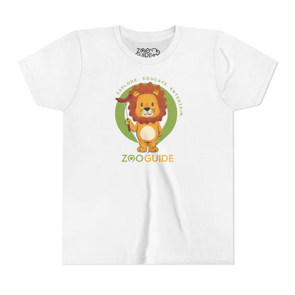 African Lion Grill Master in Zoo Guide™ Waypoint Icon Youth Tee Shirt by Zoo Guide™