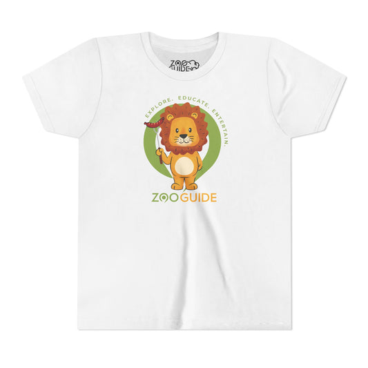 African Lion Grill Master in Zoo Guide™ Waypoint Icon Youth Tee Shirt by Zoo Guide™