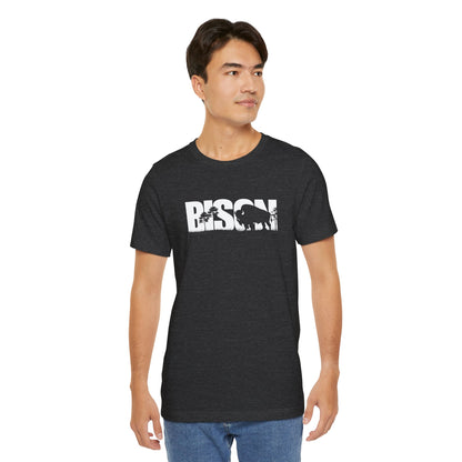 BISON Adult Unisex Tee Shirt by Zoo Guide™