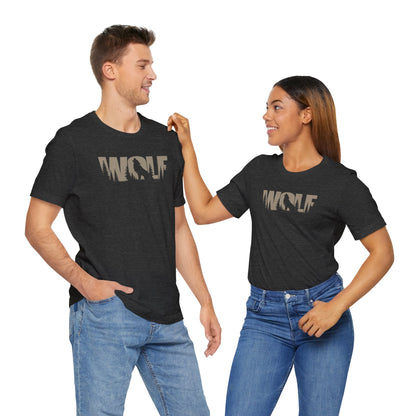 WOLF Color Adult Unisex Tee Shirt by Zoo Guide™