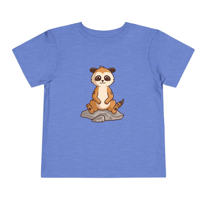 Meerkat Kawaii Style Toddler Tee Shirt by Zoo Guide™