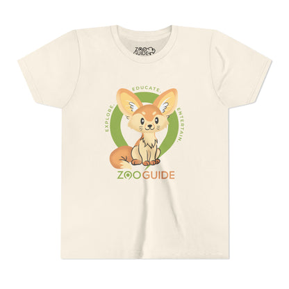 Fennec Fox in Zoo Guide™ Waypoint Icon Youth Tee Shirt by Zoo Guide™