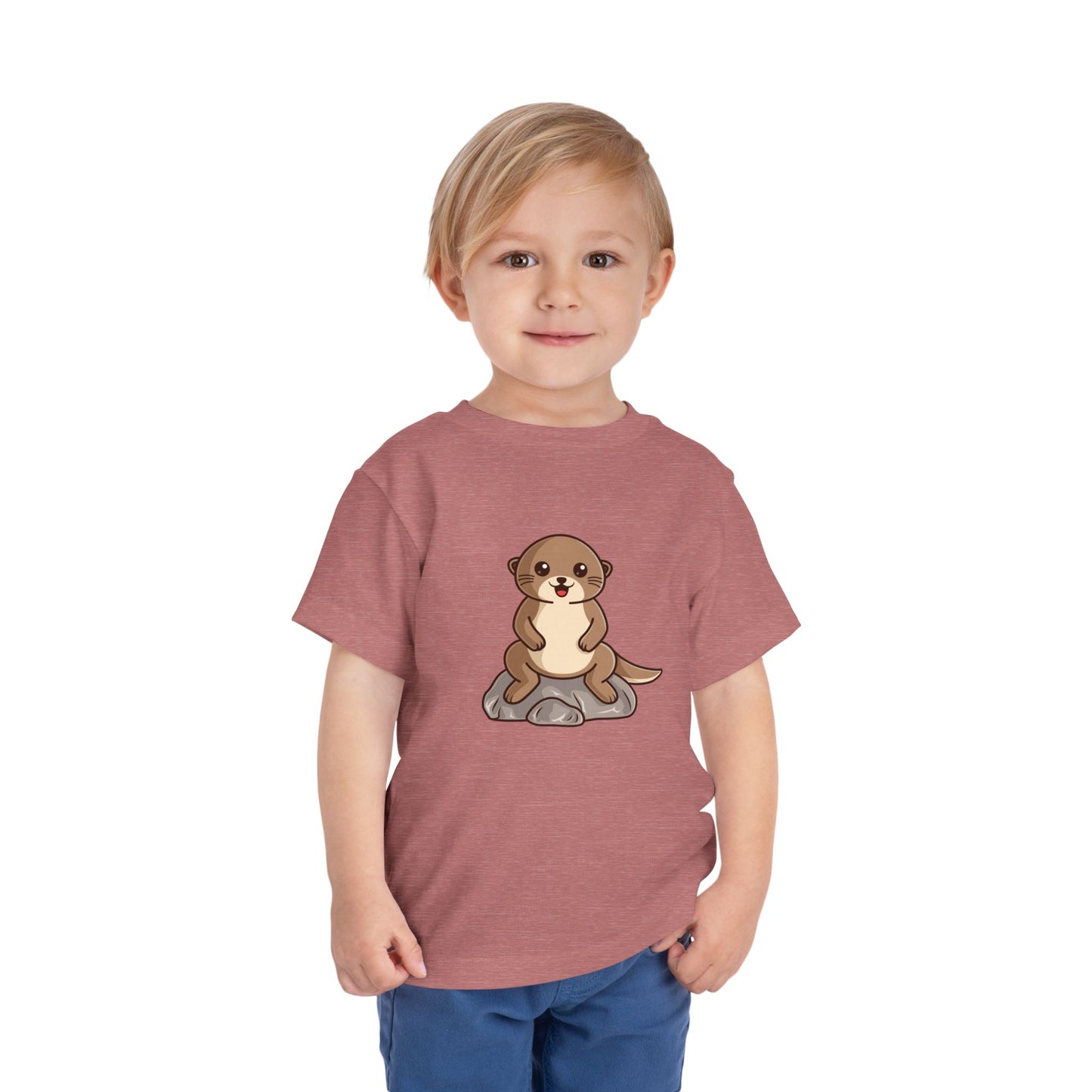 Otter Kawaii Style Toddler Tee Shirt by Zoo Guide™