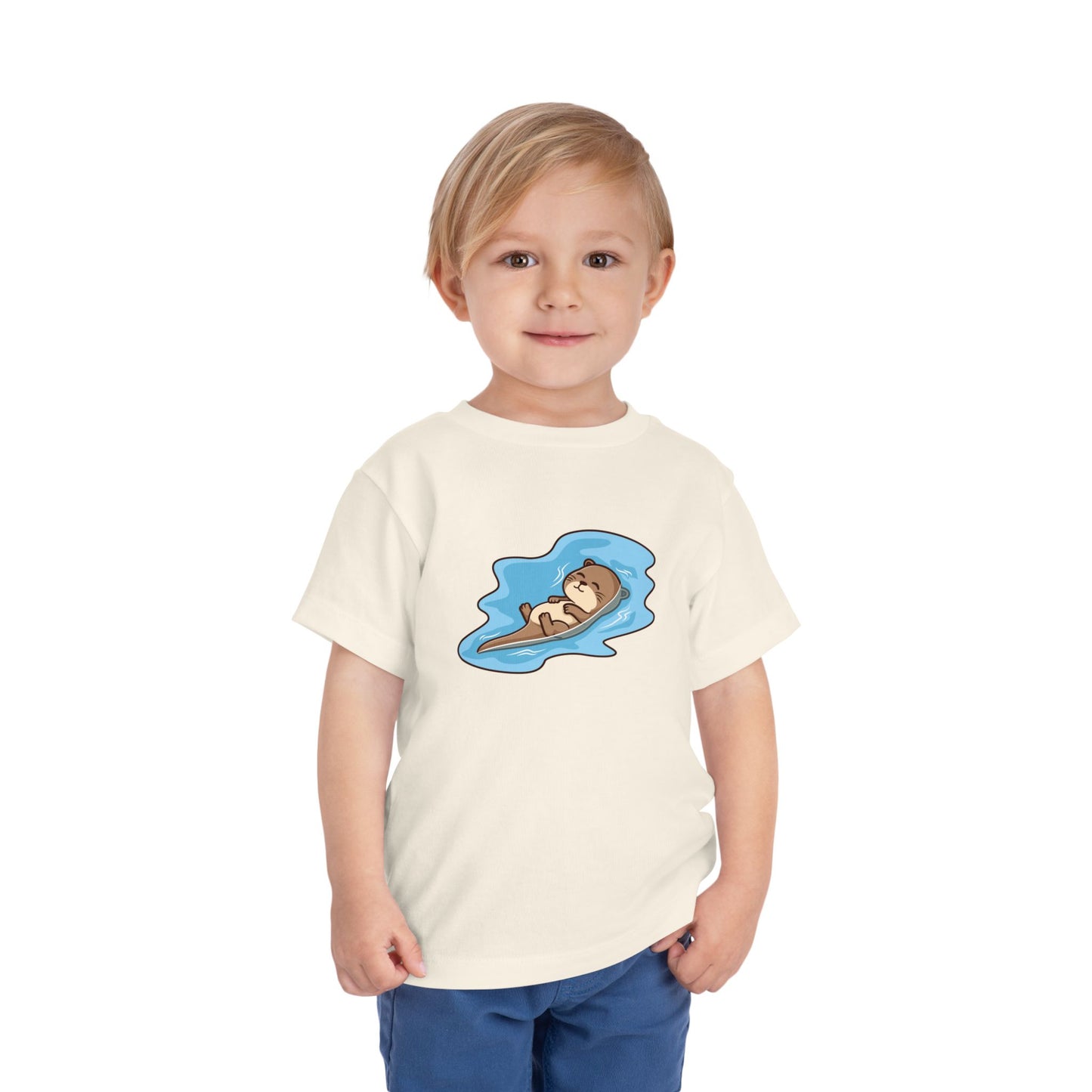 Otter Kawaii Style Toddler Tee Shirt by Zoo Guide™