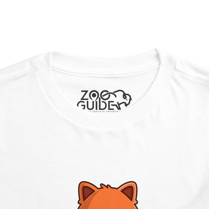 Red Panda Kawaii Style Toddler Tee Shirt by Zoo Guide™