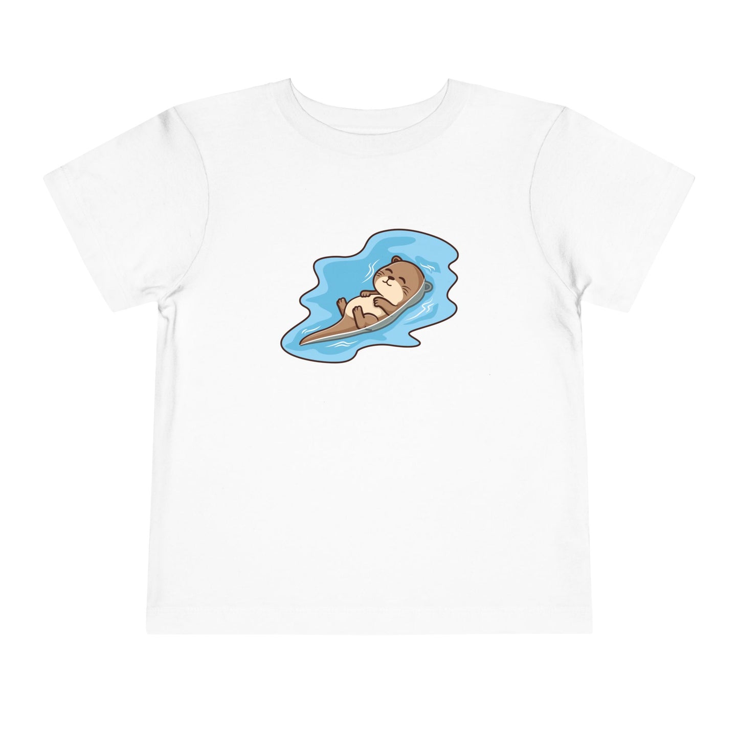 Otter Kawaii Style Toddler Tee Shirt by Zoo Guide™