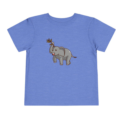 African Elephant Kawaii Style Toddler Tee Shirt by Zoo Guide™