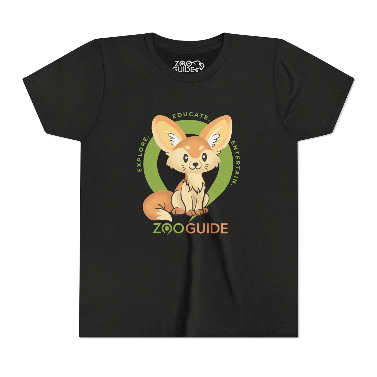 Fennec Fox in Zoo Guide™ Waypoint Icon Youth Tee Shirt by Zoo Guide™