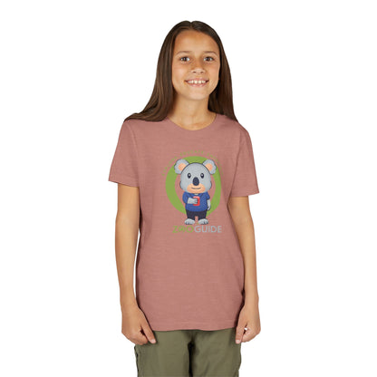 Koala with Cup in Zoo Guide™ Waypoint Icon Youth Tee Shirt by Zoo Guide™