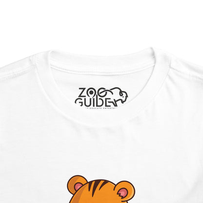 Tiger Snakin' Kawaii Style Toddler Tee Shirt by Zoo Guide™