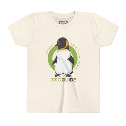 King Penguin in Zoo Guide™ Waypoint Icon Youth Tee Shirt by Zoo Guide™