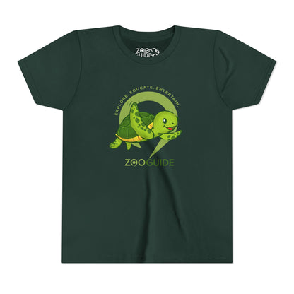 Sea Turtle in Zoo Guide™ Waypoint Icon Youth Tee Shirt by Zoo Guide™