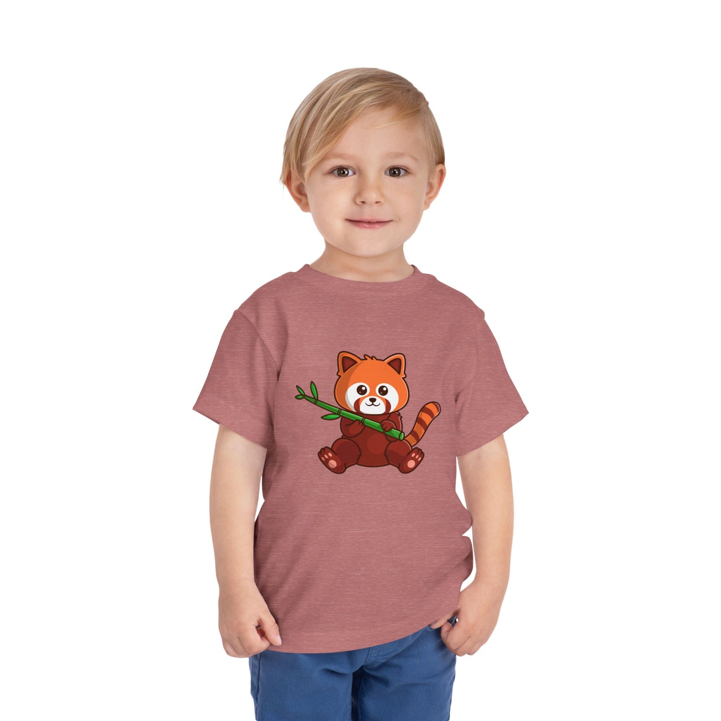 Red Panda Kawaii Style Toddler Tee Shirt by Zoo Guide™