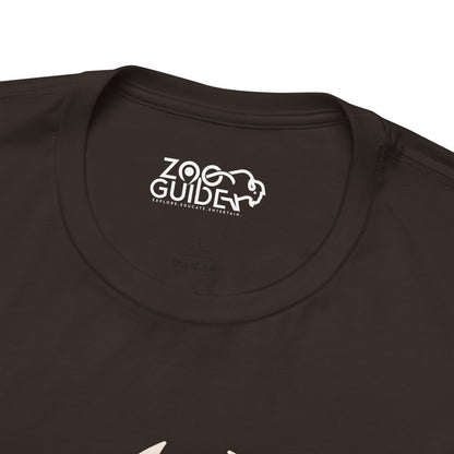 African Lion Print Adult Unisex Tee Shirt by Zoo Guide™