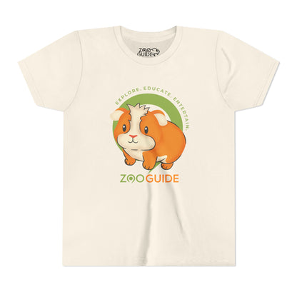 Guinea Pig in Zoo Guide™ Waypoint Icon Youth Tee Shirt by Zoo Guide™