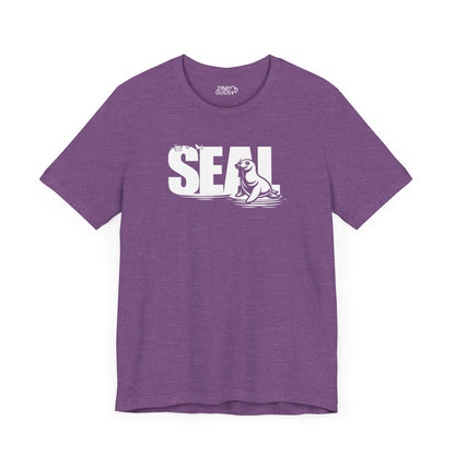 SEAL Word Art Adult Unisex Tee Shirt by Zoo Guide™