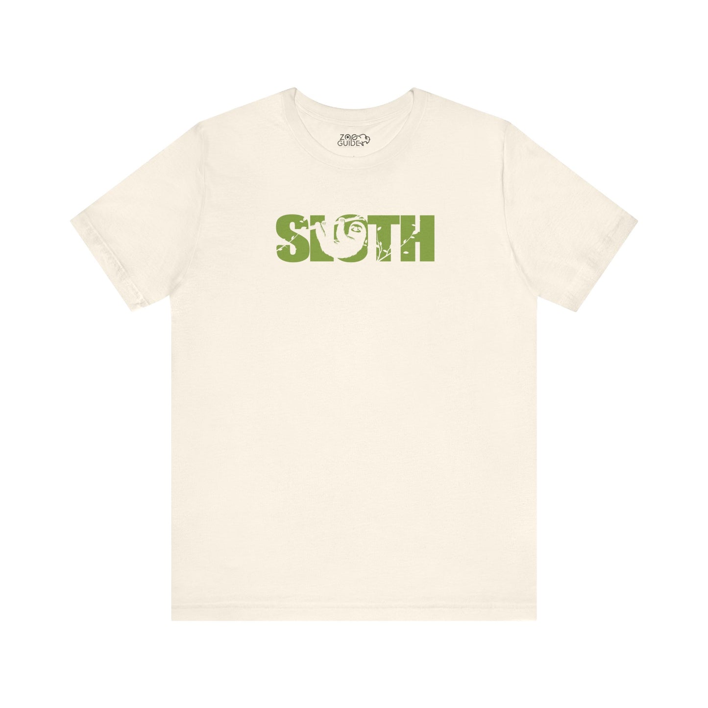 SLOTH Color Adult Unisex Tee Shirt by Zoo Guide™