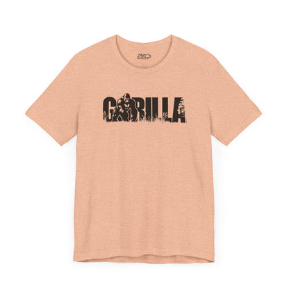 GORILLA Adult Unisex Tee Shirt by Zoo Guide™