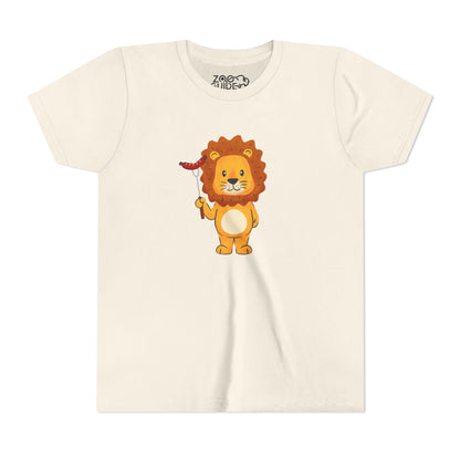 African Lion Grill Master Youth Tee Shirt by Zoo Guide™