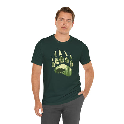 Bear Print Adult Unisex Tee Shirt by Zoo Guide™