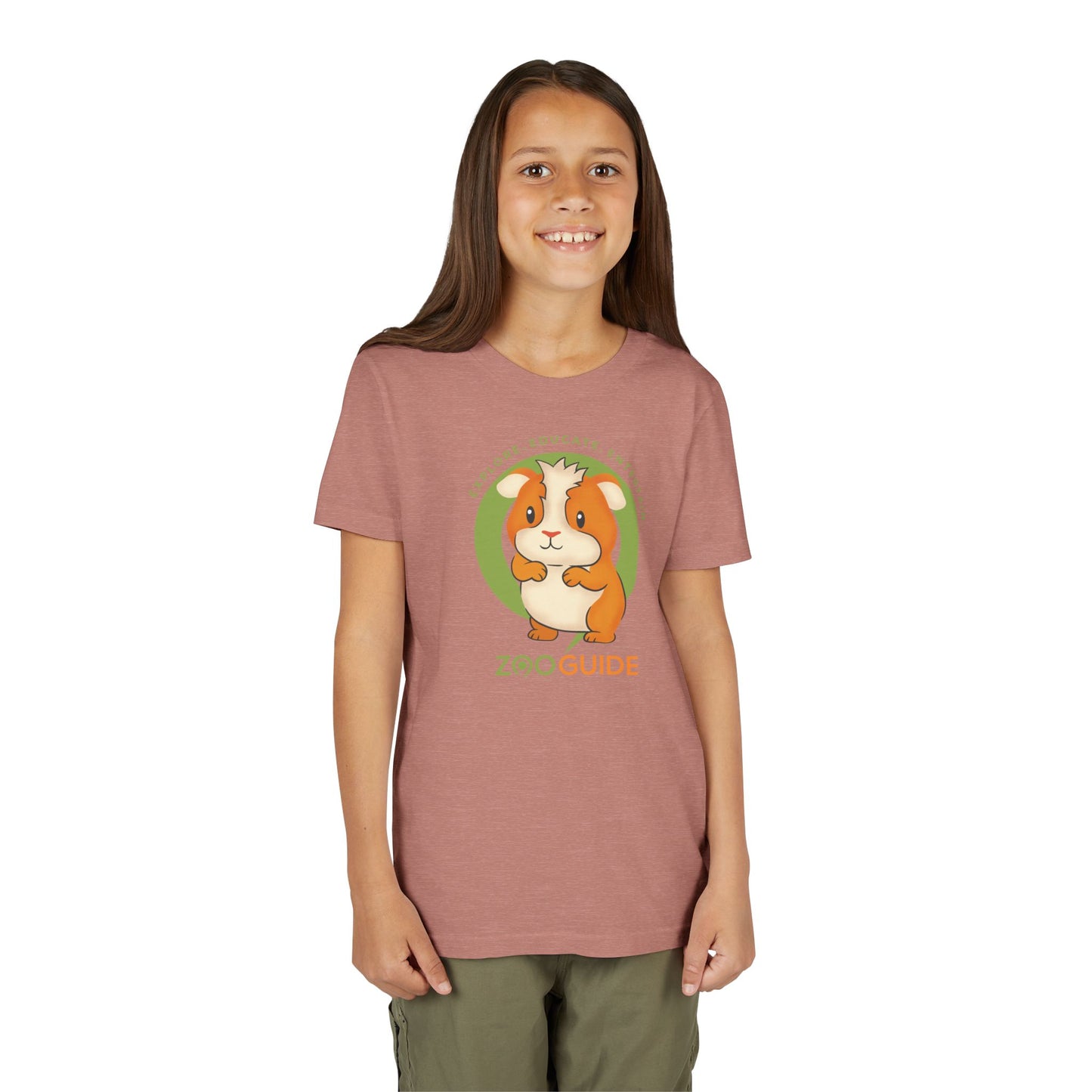 Guinea Pig Standing in Zoo Guide™ Waypoint Icon Youth Tee Shirt by Zoo Guide™