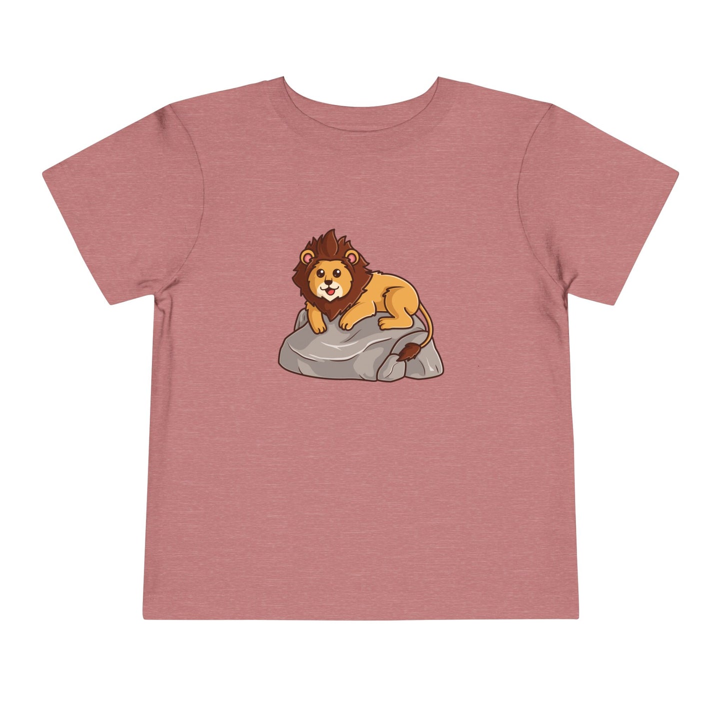 African Lion Hippo Kawaii Style Toddler Tee Shirt by Zoo Guide™