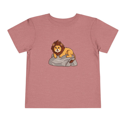 African Lion Hippo Kawaii Style Toddler Tee Shirt by Zoo Guide™