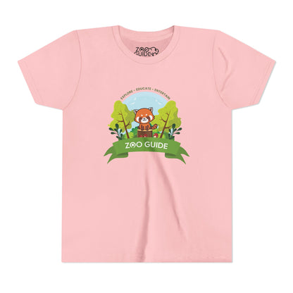 Red Panda Short Sleeve Youth Tee by Zoo Guide™