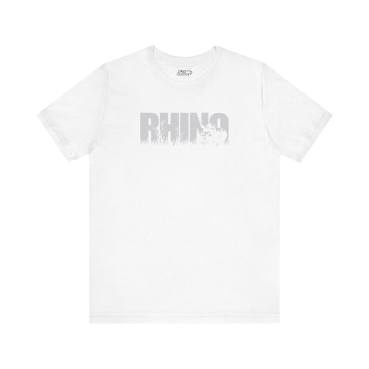 RHINO Adult Unisex Tee Shirt by Zoo Guide™