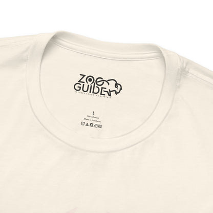 African Lion Print Adult Unisex Tee Shirt by Zoo Guide™