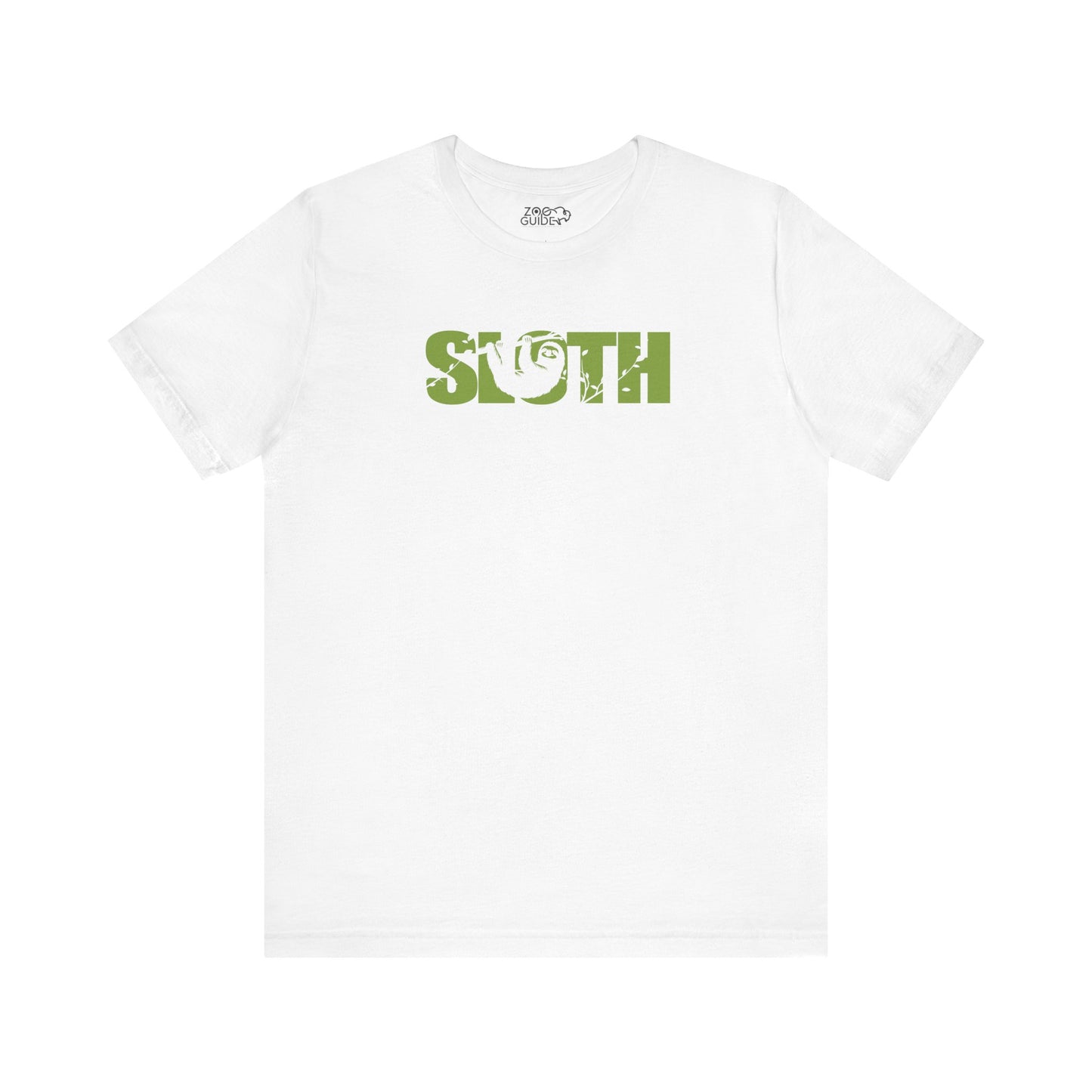 SLOTH Color Adult Unisex Tee Shirt by Zoo Guide™