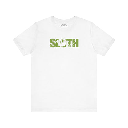 SLOTH Color Adult Unisex Tee Shirt by Zoo Guide™